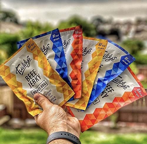 Tuddys Snacks Beef Jerky 12x28g Sriracha - Sports Nutrition at MySupplementShop by Tuddys Snacks