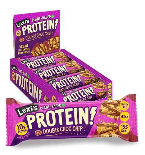 Lexi's Crispy Protein Bars 12x40g Double Choc Chip - Default Title - Sports Nutrition at MySupplementShop by Lexi's