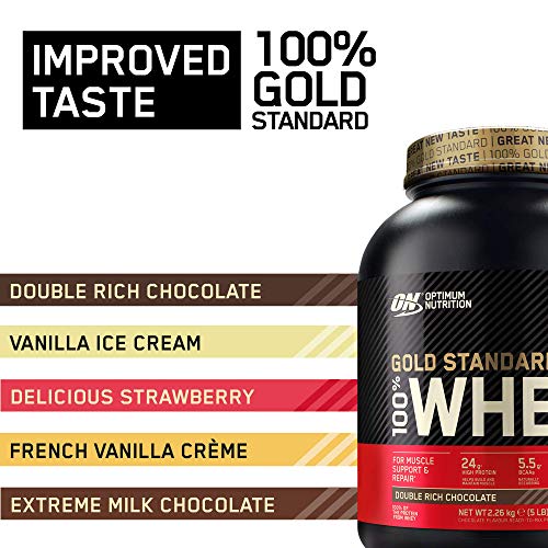 ON Gold Standard Whey - Double Rich Chocolate - 146 Servings - Sports Nutrition at MySupplementShop by Optimum Nutrition