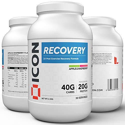 ICON Nutrition Recovery 2:1:1 2.3kg Raspberry & Apple - Default Title - Sports Nutrition at MySupplementShop by ICON Nutrition