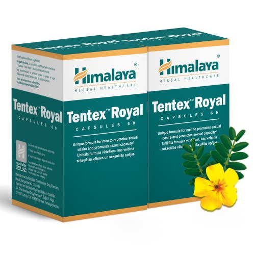 Himalaya Herbals Tentex Royal for Men 2 Bottles of 60 Capsules - Default Title - Health and Wellbeing at MySupplementShop by Himalaya