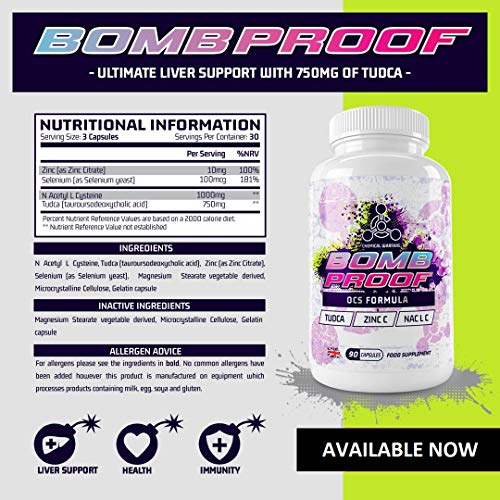 Chemical Warfare Bomb Proof Organ Support 90 Caps - Sports Nutrition at MySupplementShop by Chemical Warfare