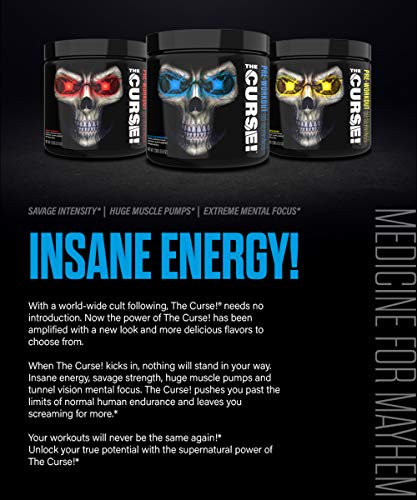 JNX Sports The Curse! Pre-Workout - Energy, Focus, Strength - Nitric Oxide Boosters at MySupplementShop by JNX SPORTS