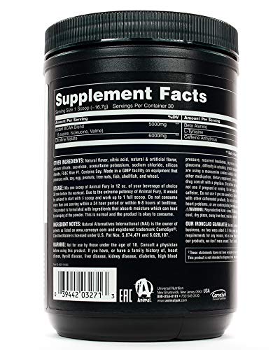 Animal Fury Supplement Ice Pop - Pre & Post Workout at MySupplementShop by Animal