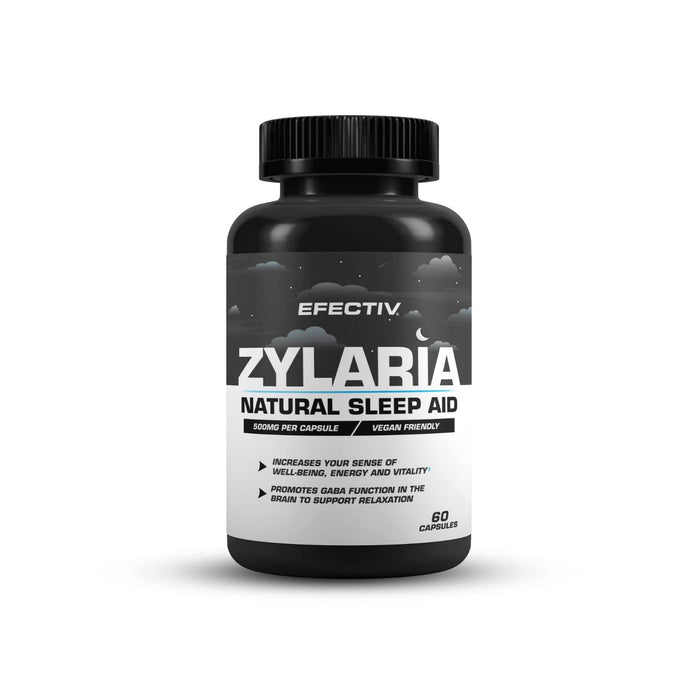 Efectiv Nutrition Zylaria - Natural Sleep Support and Relaxation Aid 60 Capsules - Vegan Products at MySupplementShop by Efectiv