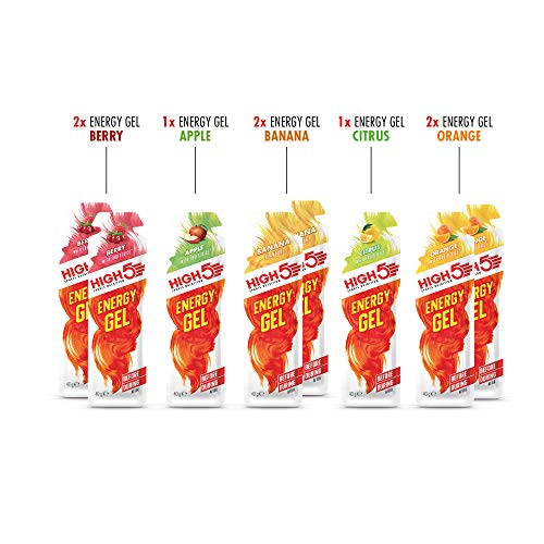 HIGH5 Gel Taster Pack 8x40g Mixed Flavours - Sports Nutrition at MySupplementShop by HIGH5