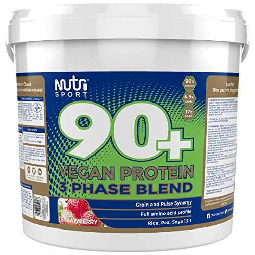 Nutrisport 90+ Vegan Protein 5kg Banana - Sports Nutrition at MySupplementShop by Nutrisport