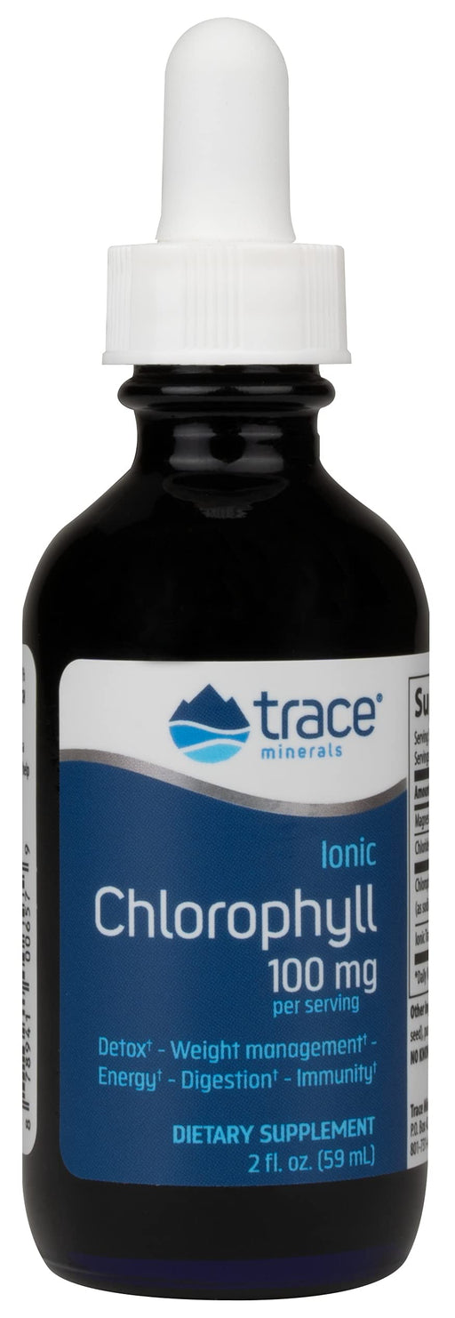 Trace Minerals Ionic Chlorophyll, 100mg - 59 ml. - Sports Supplements at MySupplementShop by Trace Minerals