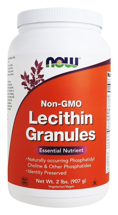 NOW Foods Lecithin Granules Non-GMO - 907g - Health and Wellbeing at MySupplementShop by NOW Foods