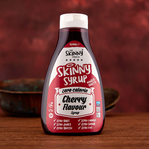 The Skinny Food Co . Cherry Syrup 425ml - Syrup at MySupplementShop by The Skinny Food Co