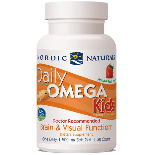 Nordic Naturals Daily Omega Kids, Natural Fruit Flavor - 30 softgels - Health and Wellbeing at MySupplementShop by Nordic Naturals