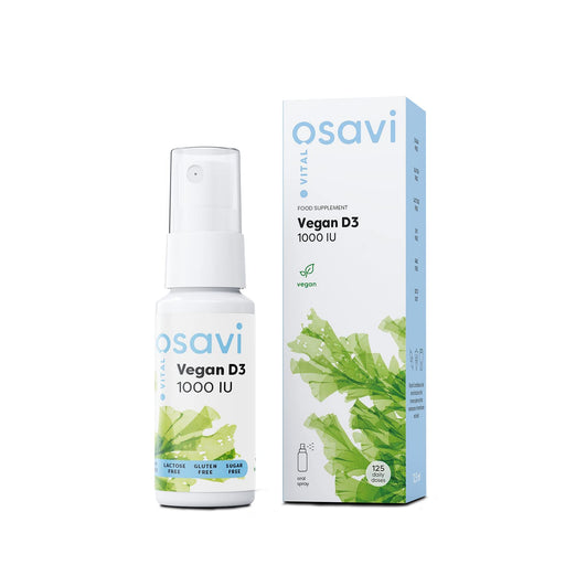 Osavi Vegan D3 Oral Spray, 1000IU - 12.5 ml. - Vitamin D at MySupplementShop by Osavi