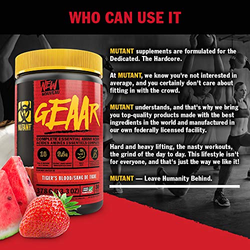 MUTANT GEAAR EAA Powder - Rocket 30 Servings - Amino Acids and BCAAs at MySupplementShop by Mutant