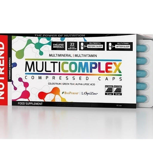 Nutrend MultiComplex Compressed Caps - 60 caps - Vitamins & Minerals at MySupplementShop by Nutrend