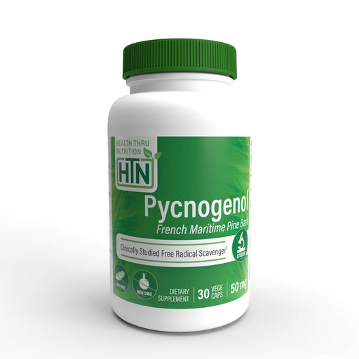 Health Thru Nutrition Pycnogenol, 50mg - 30 vcaps - Sports Supplements at MySupplementShop by Health Thru Nutrition