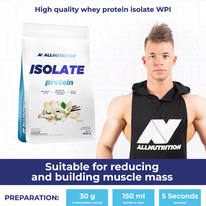 Allnutrition Isolate Protein, Vanilla - 908 grams - Protein at MySupplementShop by Allnutrition