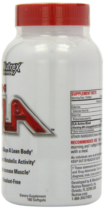 Nutrex Lipo-6 CLA - 180 softgels - Omegas, EFAs, CLA, Oils at MySupplementShop by Nutrex