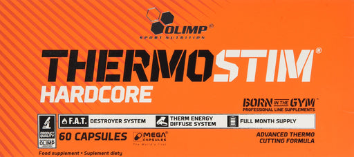 Olimp Nutrition Thermo Stim Hardcore - 60 caps - Slimming and Weight Management at MySupplementShop by Olimp Nutrition