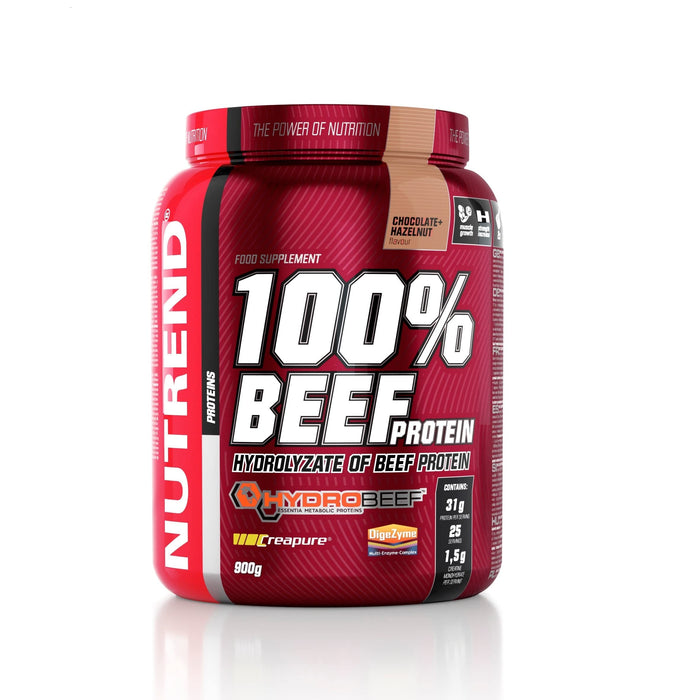 Nutrend 100% Beef Protein, Chocolate Hazelnut - 900 grams - Protein at MySupplementShop by Nutrend