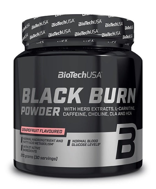 BioTechUSA Black Burn Powder, Grapefruit - 210 grams - Default Title - Slimming and Weight Management at MySupplementShop by BioTechUSA