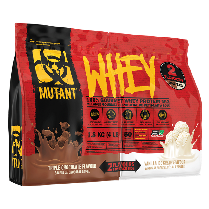 Mutant Whey Dual Chamber 1.8kg Chocolate & Vanilla - Protein at MySupplementShop by Mutant