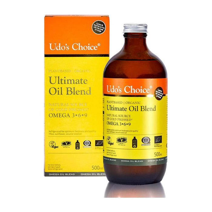 Udo's Choice Organic Ultimate Oil Blend 500ml - Sports Nutrition at MySupplementShop by Udo's Choice