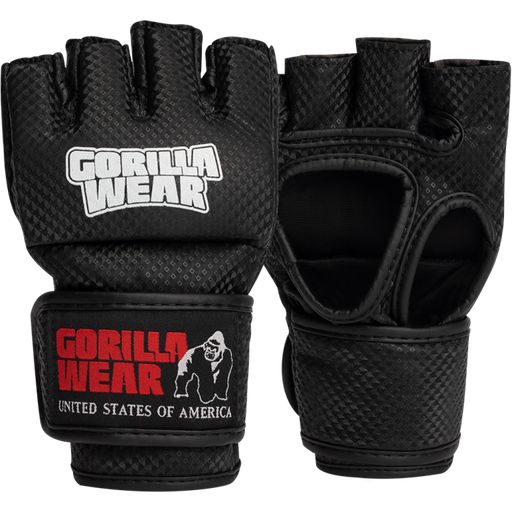 Gorilla Wear Berea MMA Gloves (Without Thumb) - Black/White - L/XL - MMA Gloves at MySupplementShop by Gorilla Wear