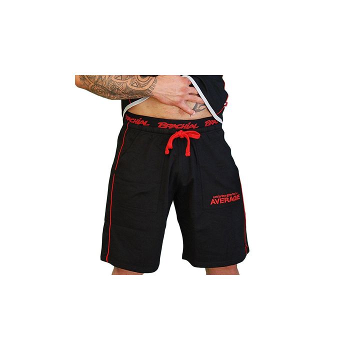 Brachial Shorts Spacy - Black/Red - Small - Shorts at MySupplementShop by Brachial The Lifestyle Company