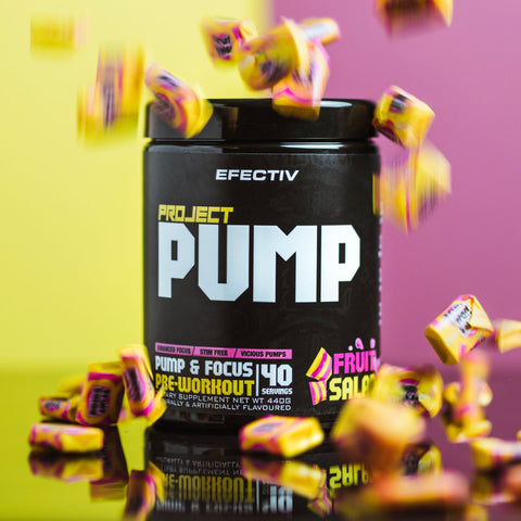 Efectiv Nutrition Project Pump 440g - Fruit Salad - Pre & Post Workout at MySupplementShop by Efectiv Nutrition