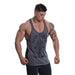 Golds Gym Muscle Joe Panel Stringer - Grey/Charcoal - Small - Stringer at MySupplementShop by Gold's Gym