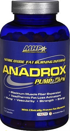 MHP Anadrox Pump & Burn - 112 caps - Default Title - Nitric Oxide Boosters at MySupplementShop by MHP