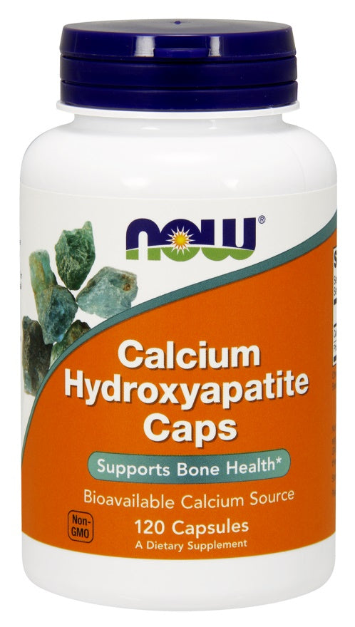 NOW Foods Calcium Hydroxyapatite - 120 caps - Vitamins & Minerals at MySupplementShop by NOW Foods