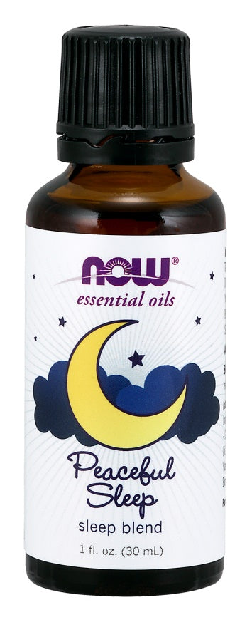 NOW Foods Essential Oil, Peaceful Sleep Oil - 30 ml. - Health and Wellbeing at MySupplementShop by NOW Foods