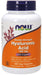 NOW Foods Hyaluronic Acid, 100mg Double Strength - 120 vcaps - Joint Support at MySupplementShop by NOW Foods