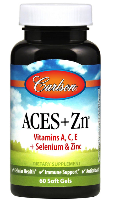 Carlson Labs ACES + Zn - 60 softgels - Vitamins & Minerals at MySupplementShop by Carlson Labs