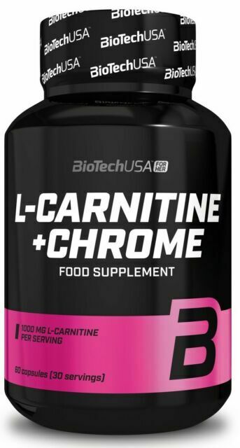 BioTechUSA L-Carnitine + Chrome - 60 capsules - Slimming and Weight Management at MySupplementShop by BioTechUSA