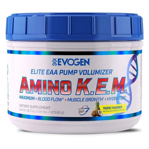 Evogen Amino K.E.M. EAA, Tropical Thunder - 464 grams - Default Title - Amino Acids and BCAAs at MySupplementShop by Evogen