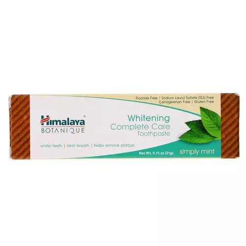 Himalaya Whitening Complete Care Toothpaste, Simply Mint - 150g - Default Title - Health and Wellbeing at MySupplementShop by Himalaya