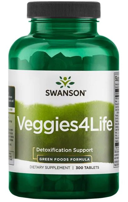 Swanson Veggies4Life - 300 tabs - Health and Wellbeing at MySupplementShop by Swanson