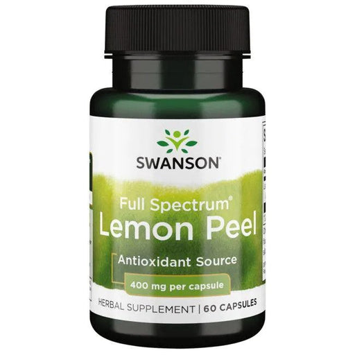 Swanson Full Spectrum Lemon Peel, 400mg - 60 caps - Health and Wellbeing at MySupplementShop by Swanson