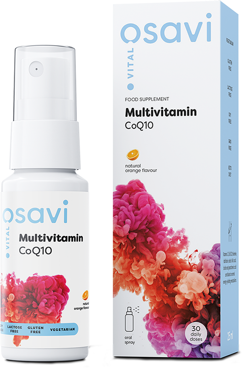 Osavi Multivitamin CoQ10 Oral Spray, Orange - 25 ml. - Vitamins & Minerals at MySupplementShop by Osavi