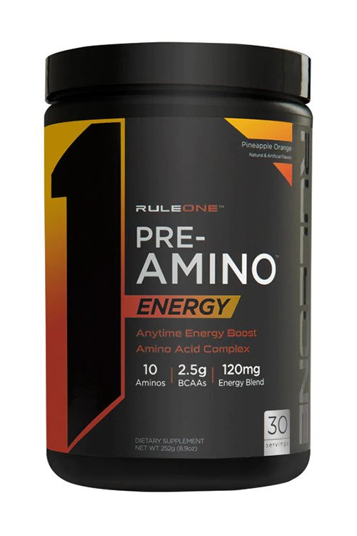 Rule One Pre-Amino Energy, Pineapple Orange - 252 grams - Default Title - Amino Acids and BCAAs at MySupplementShop by Rule One