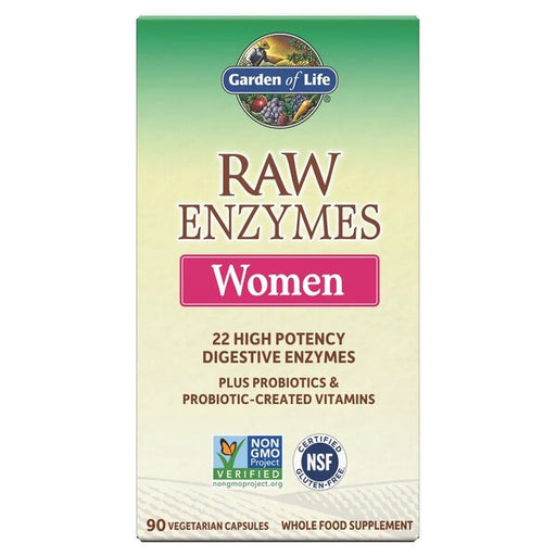 Garden of Life Raw Enzymes Women - 90 vcaps - Vitamins & Minerals at MySupplementShop by Garden of Life