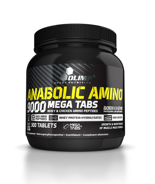 Olimp Nutrition Anabolic Amino 9000, Mega Tabs - 300 tablets - Default Title - Amino Acids and BCAAs at MySupplementShop by Olimp Nutrition