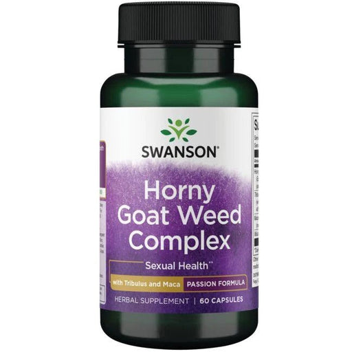 Swanson Horny Goat Weed Complex - 60 caps - Sexual Health at MySupplementShop by Swanson