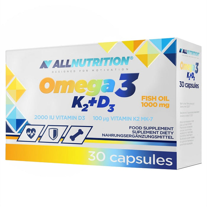 Allnutrition Omega 3, K2+D3 - 30 caps - Vitamins & Minerals at MySupplementShop by Allnutrition