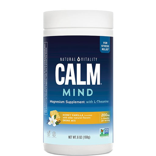 Natural Vitality Calm Mind, Honey Vanilla - 168g - Sports Supplements at MySupplementShop by Natural Vitality