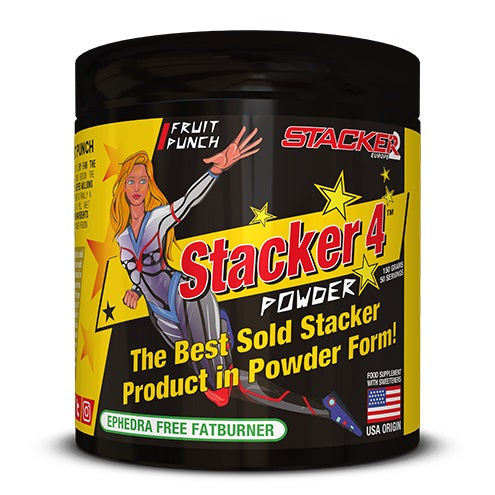 Stacker2 Europe Stacker 4 Powder 150g - Fruit Punch - Slimming and Weight Management at MySupplementShop by Stacker2 Europe