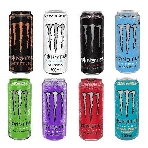 Monster Energy Ultra Cans 12 x 500ml - Energy Drinks at MySupplementShop by Monster Energy