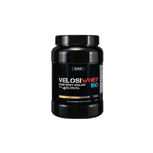 Strom Sports VelosiWhey ISO 1kg - Chocolate Caramel - Whey Protein Isolate at MySupplementShop by Strom Sports